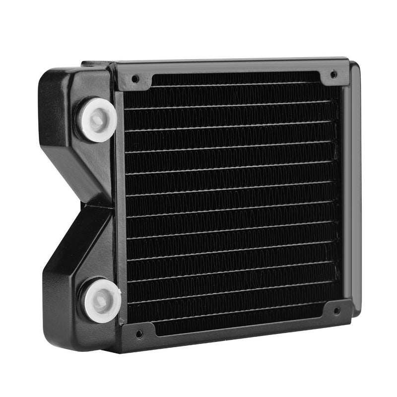 fosa G1/4 Thread 120mm/240mm/360mm PC Water Heat Exchanger Computer Copper Heat Radiator Heat Sink for Computer Water Cooling System(120 mm) - Image 1